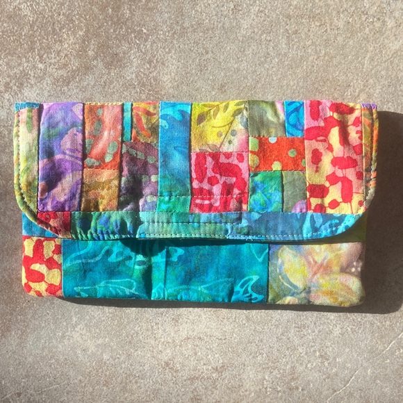 Colorful Patchwork Clutch - Picture 1 of 5